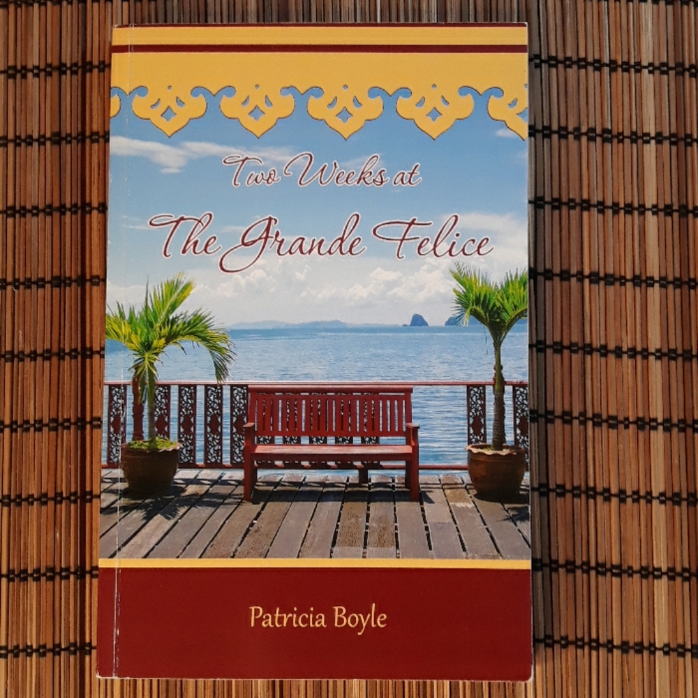 Two Weeks at The Grande Felice, a paperback book.